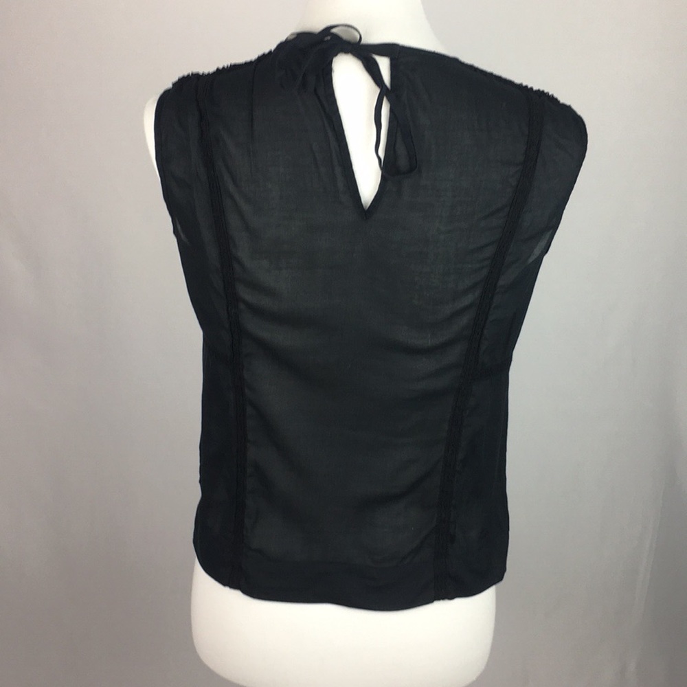 J. Crew Black Cropped Shell - Picture 4 of 4